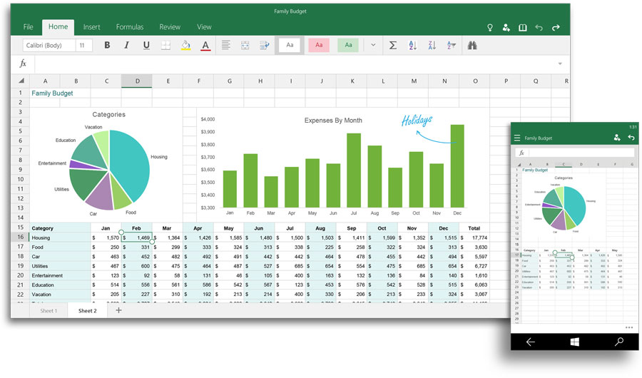 Office Excel 2016