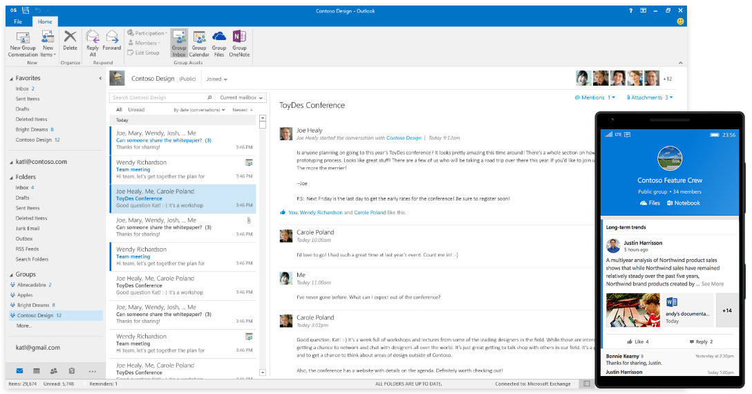 Office Outlook 2016